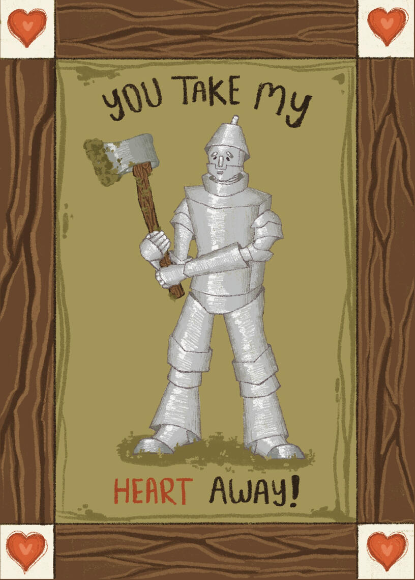 Tinman Valentine's Card